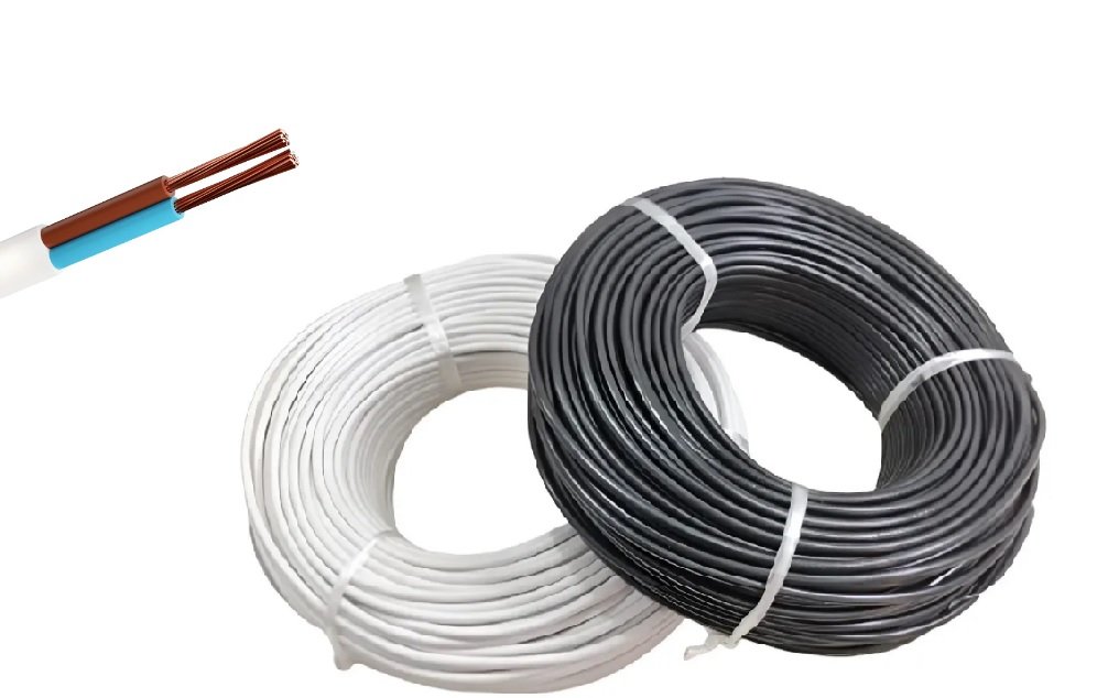 CABLE TPR 2 X 0,50 ALMA ACERO NEGRO/BLANCO
